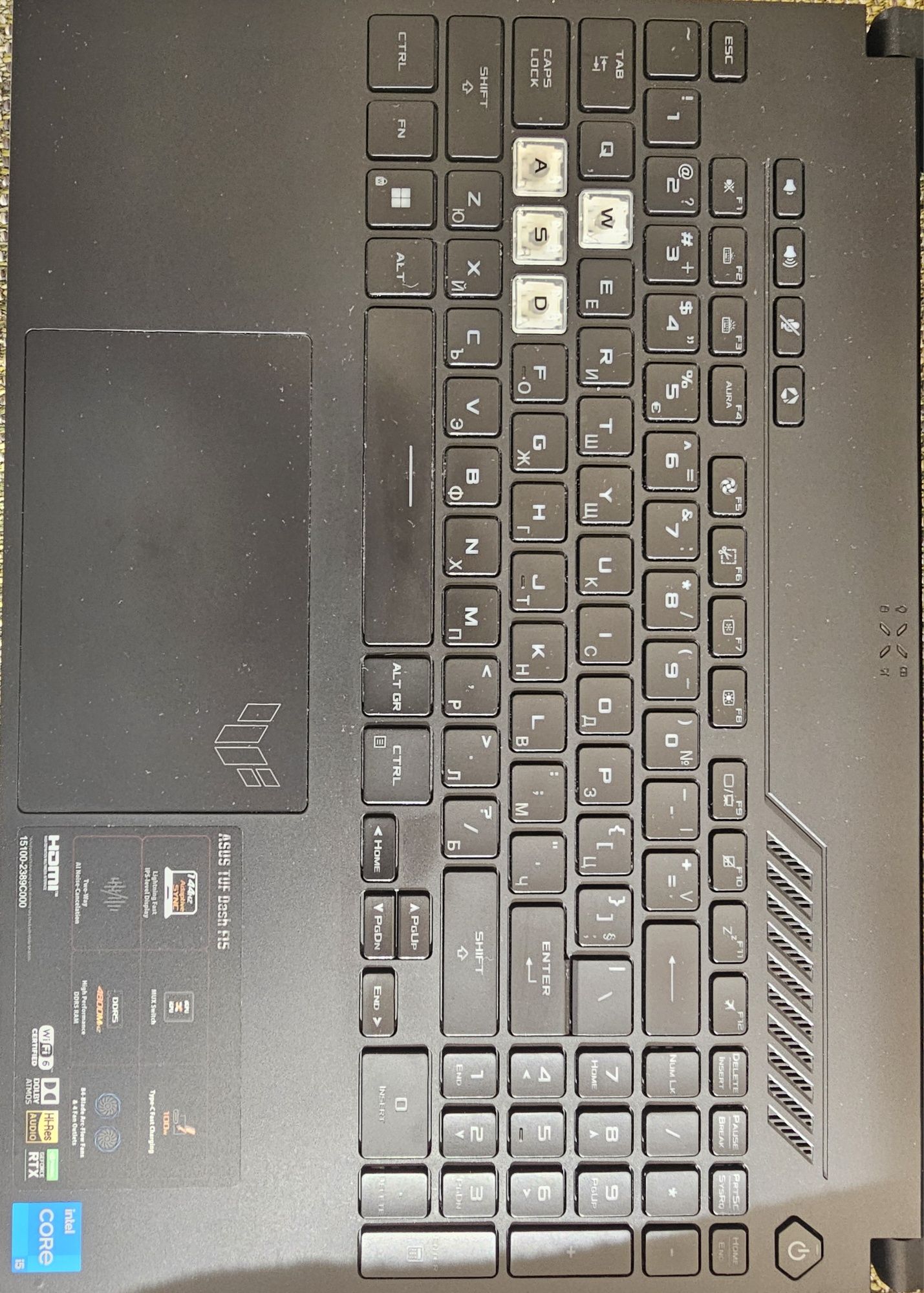 ASUS TUF Dash F15 (FX517ZC/FX517ZC) – Геймърски лаптоп