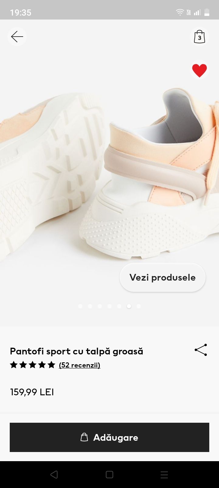 Pantofi h&m nou cu eticheta mărime 39