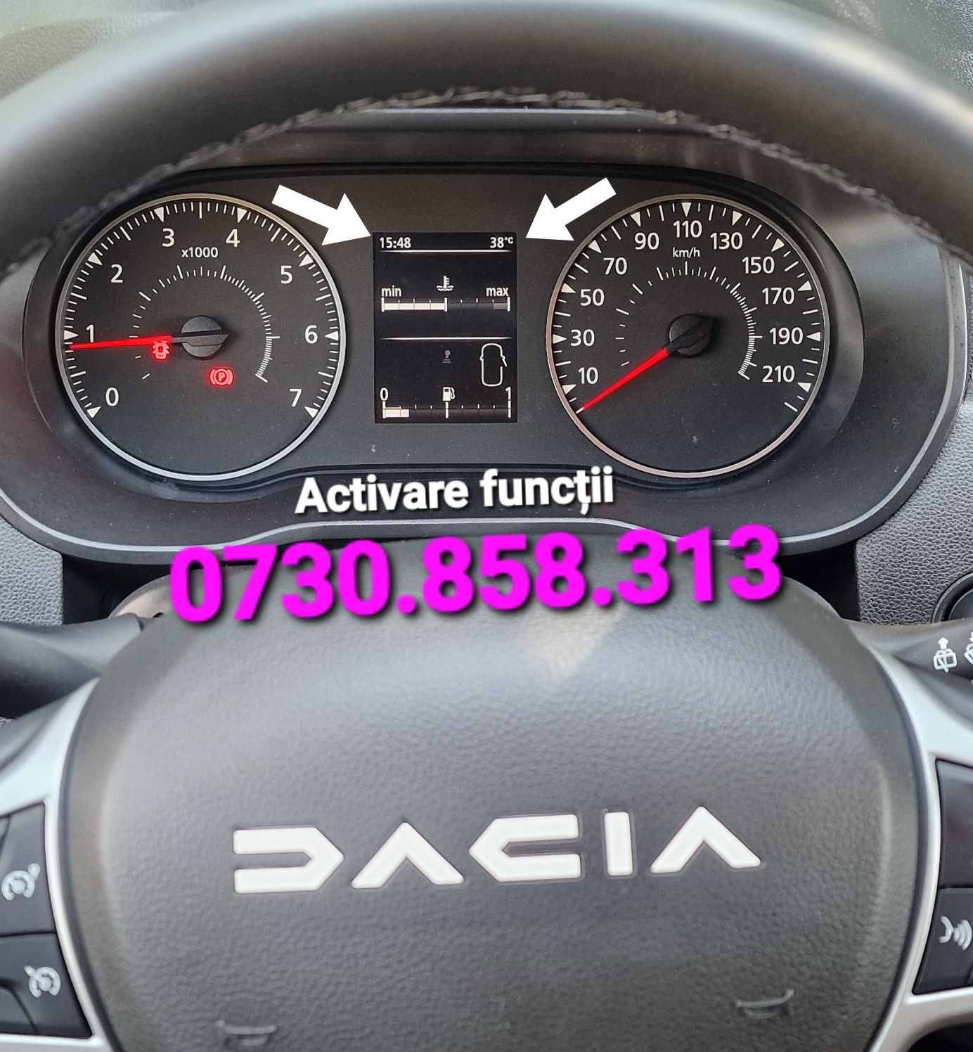Display DACIA camera video  Logan Sandero Dacia Duster Dacia Jogger