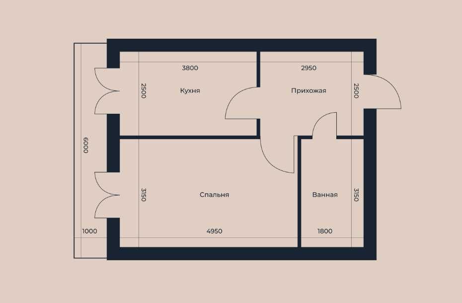 Новостройка 1-хона без ремонт ор-р 3 кахрамон бозор