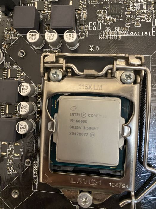 Kit procesor i5 6600k placa de baza si radiator