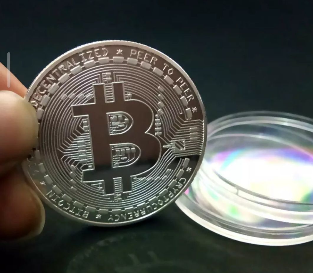 Crypto Moneda aniversara Bitcoin, pentru colecție, ideala cadou !