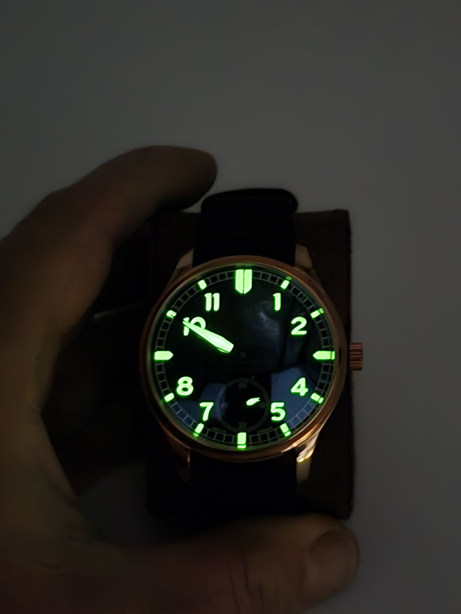 Ceas bărbătesc mecanic Unitas 6498