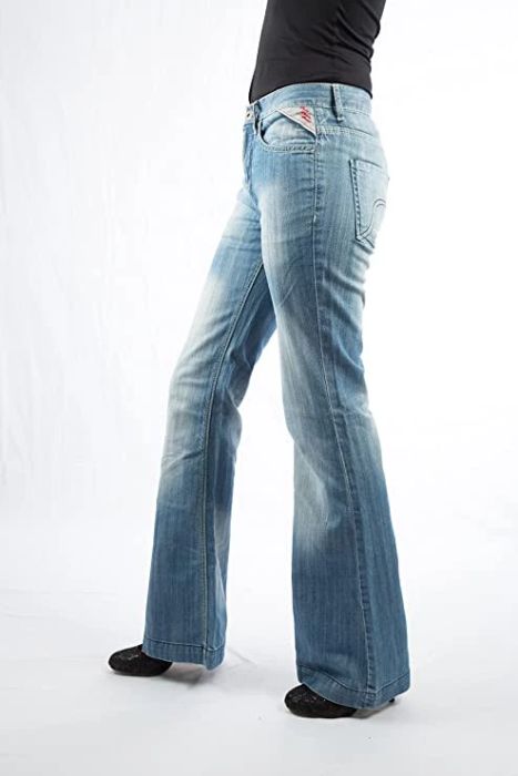Blugi jeans dama evazati TEDDY'S SWISS DENIM Kylie 31 - 34 - noi