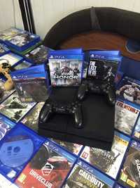 Ps 4 impecabil 2 manete 3 jocuri PlayStation 4