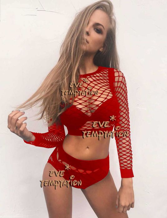 Lenjerie plasa top+ chilot