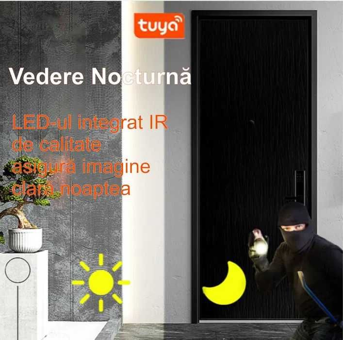 Sonerie Video Wi-Fi HYF-M8,Camera Video,Night Vision, Aplicatie Tuya