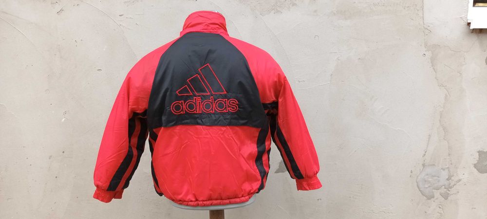 Adidas Red & Black  | geaca outdoor mar. 128 - 134 cm | 8 - 9 ani