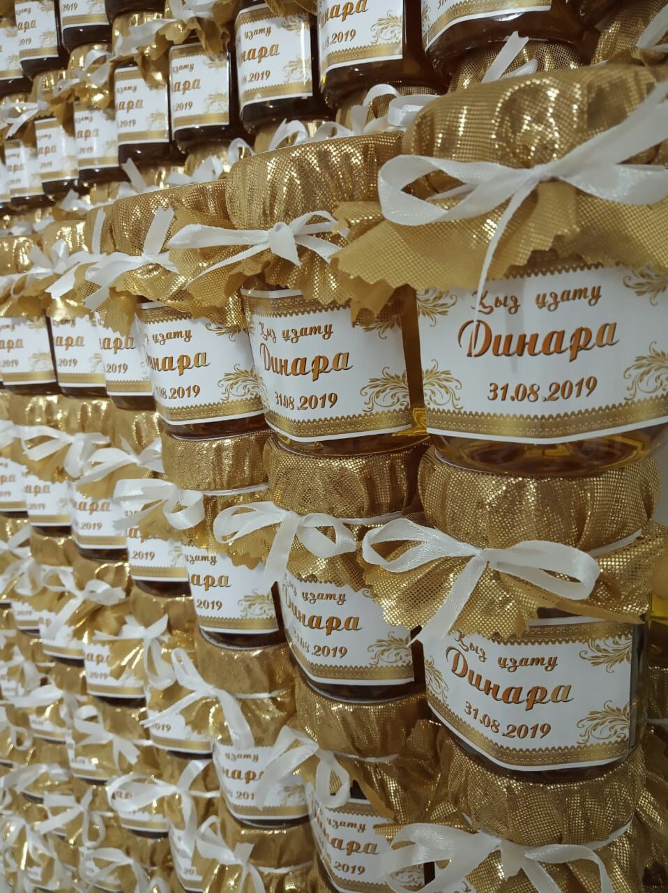 Мёд тойбастар бонбоньерки медовые баночки