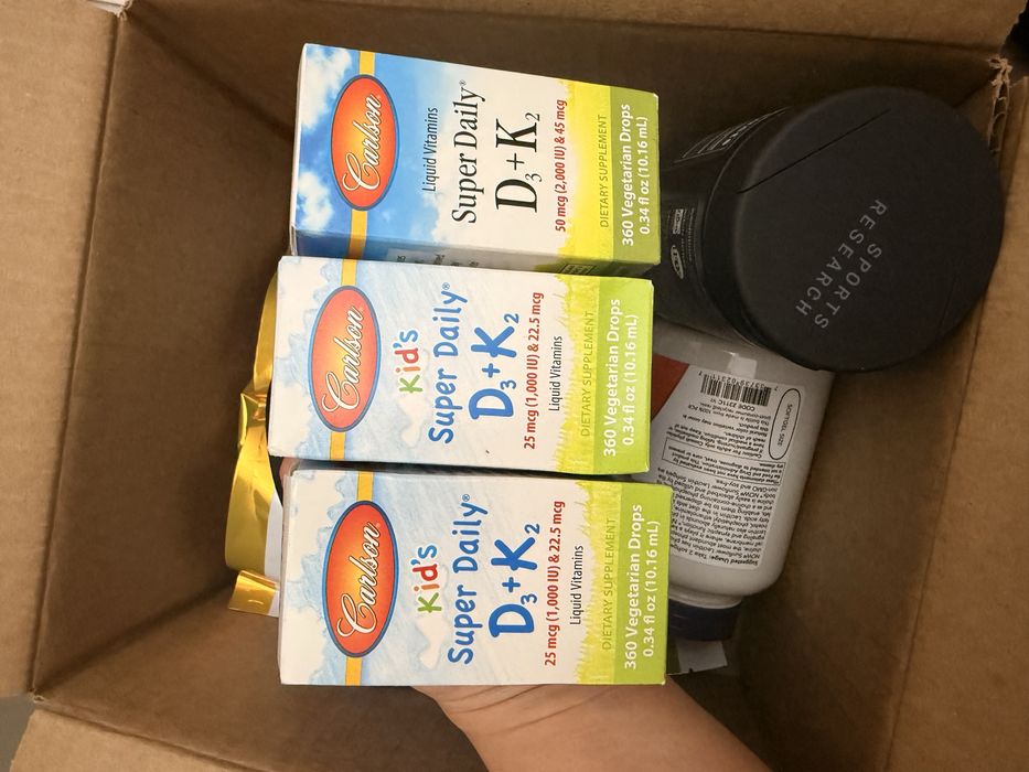 Д3+K2 для детей от Carlson