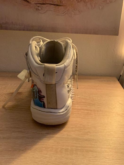 Nike Air Force 1 Mid Off White Graffiti White