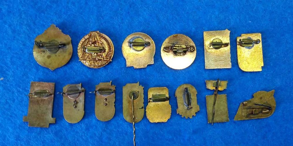 значки СССР тяжелый металл "СПОРТ" 14шт