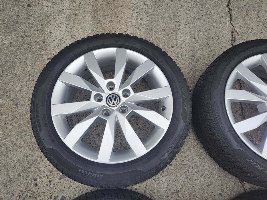 Jante 17 originale VW Passat B7 B8 Golf 7 8 T-roc  anvelope 205 50 17
