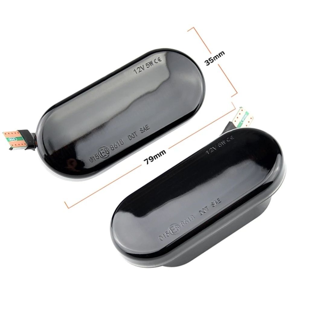 Бягащи динамични мигачи за VW Golf 3 4 Passat 5 5.5 Bora Polo Seat