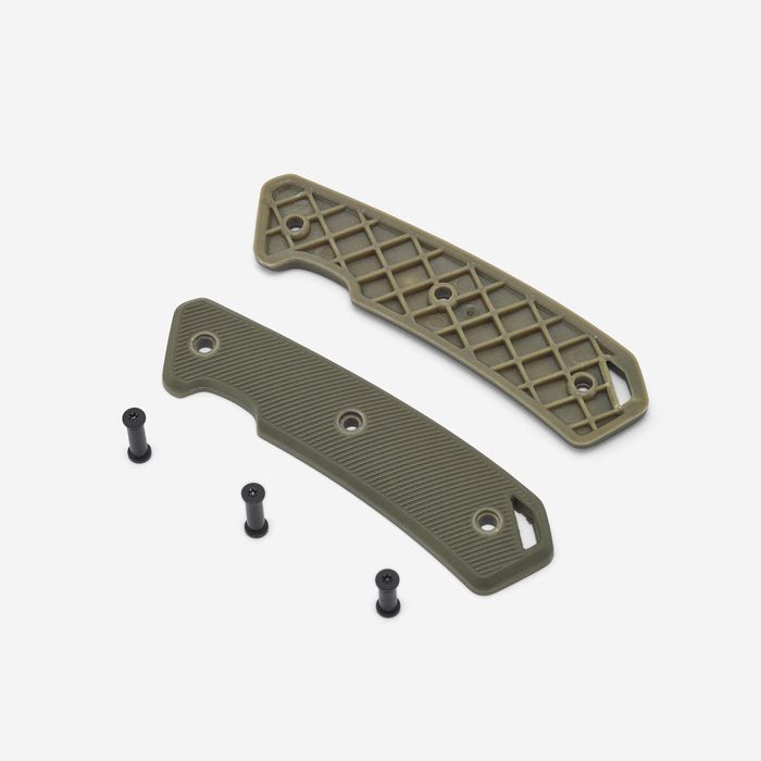 Cuțit fix 9cm Sika 90 Fr Grip kaki - produs resigilat Decathlon