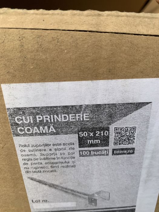 Cuie prindere coame 50x 210