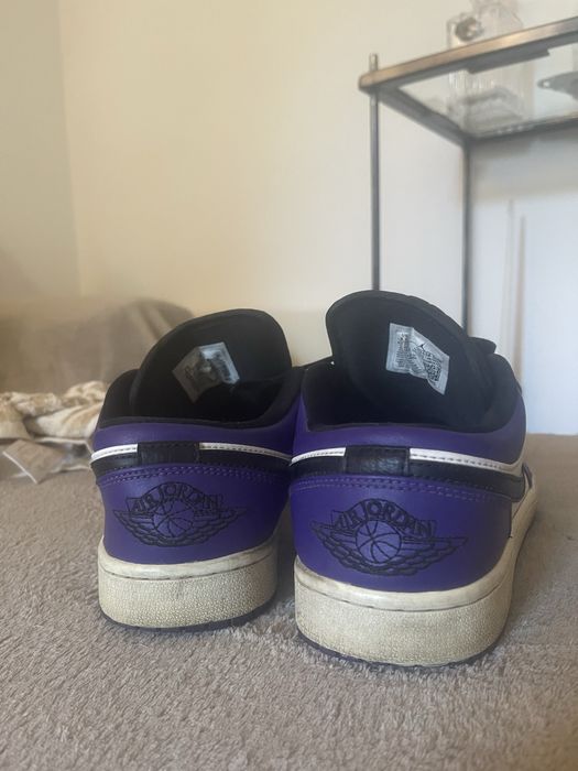 Air Jordan 1 Low Court Purple White