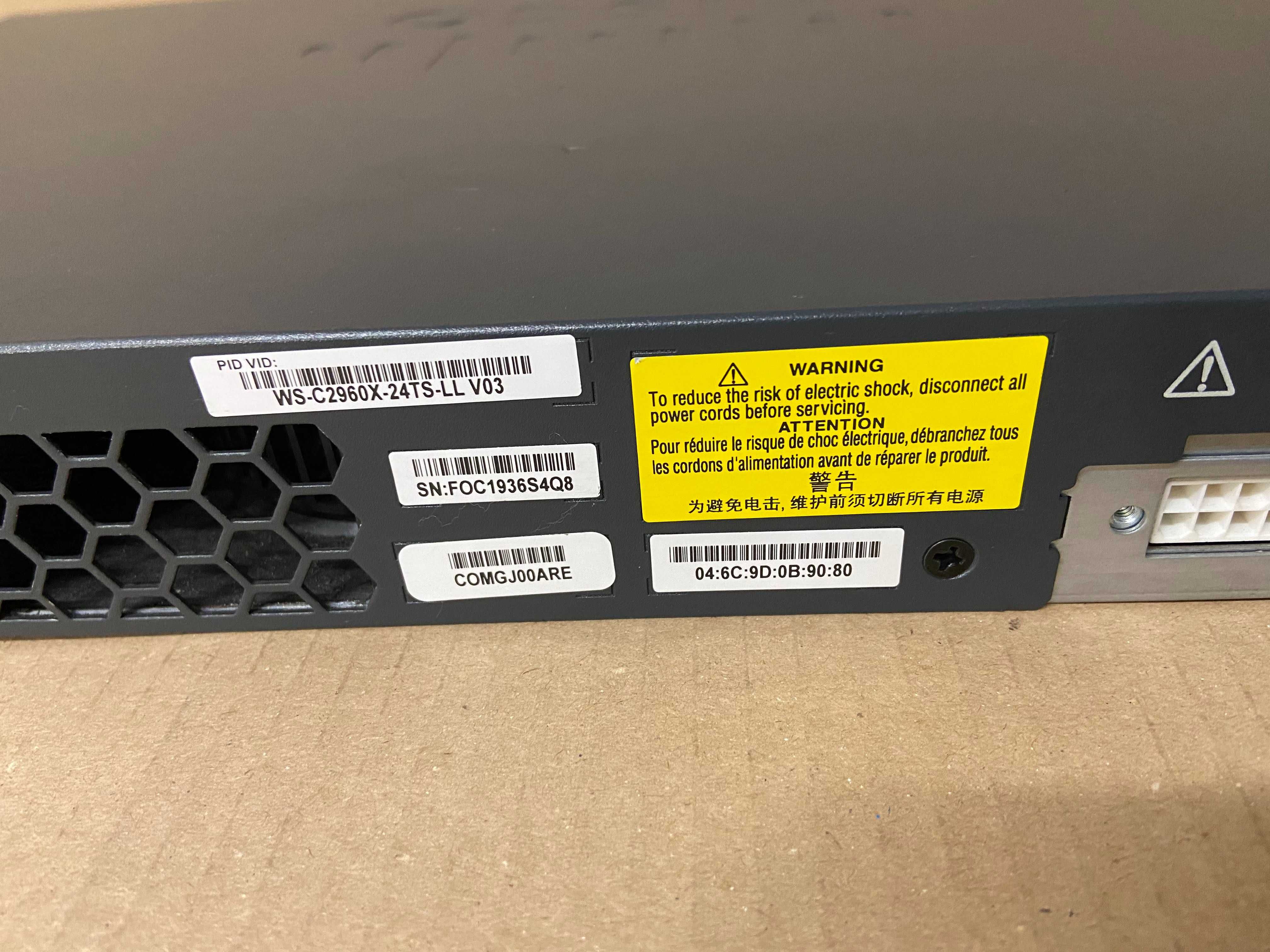 Cisco WS-C2960X-24TS-LL Catalyst гигабитов суич 2960X SFP switch