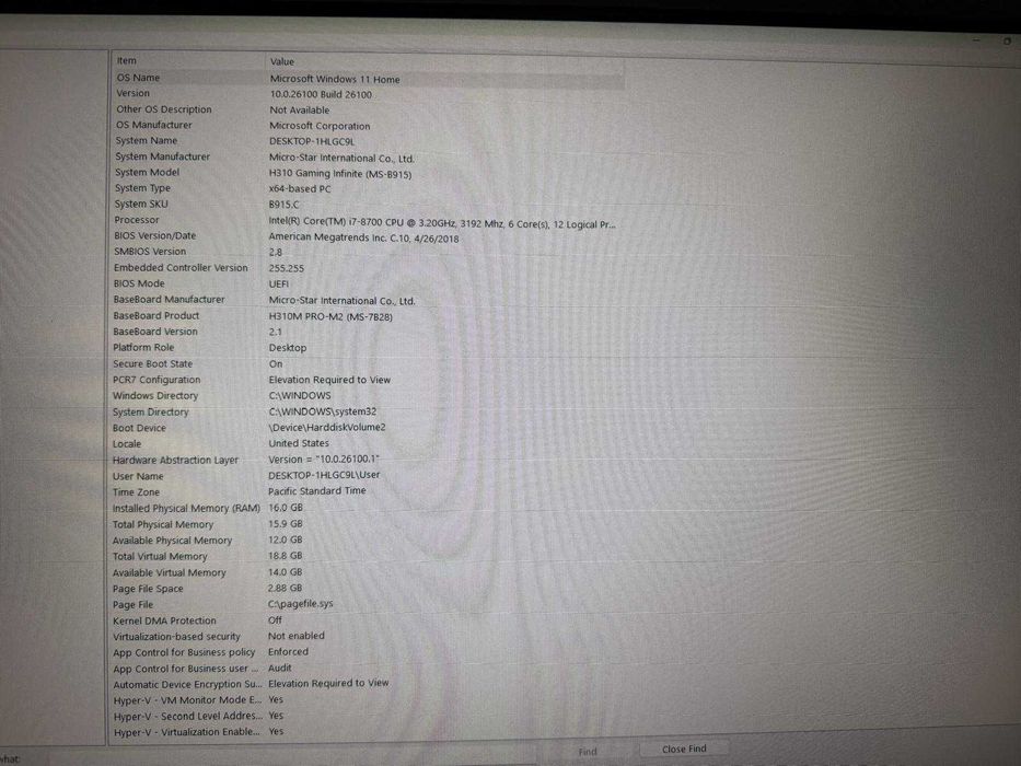 PC Gaming de vanzare, i7-8700, GTX 1060 6gb