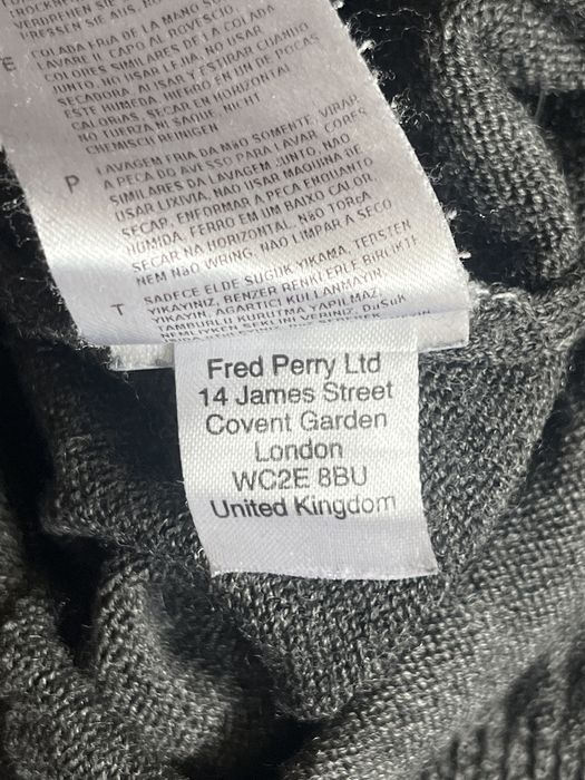 Fred Perry : Merino Wool -100% Мерино размер М / Оригинал