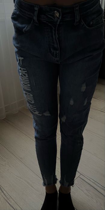 Дамски сини дънки