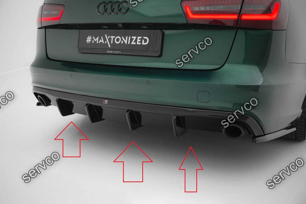 Difuzor bara spate Audi A6 S-line Avant C7 11-14 v28 - Maxton Design