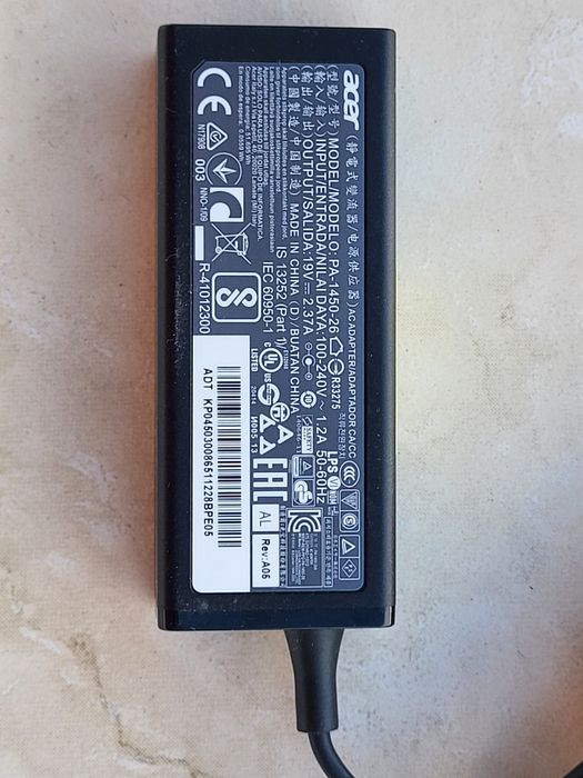 Iincarcator laptop ACER 19V 45W mufa 5,5x1,7mm