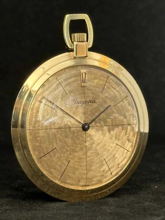 Джобен Механичен Златен Часовник DUGENA / 18k GOLD