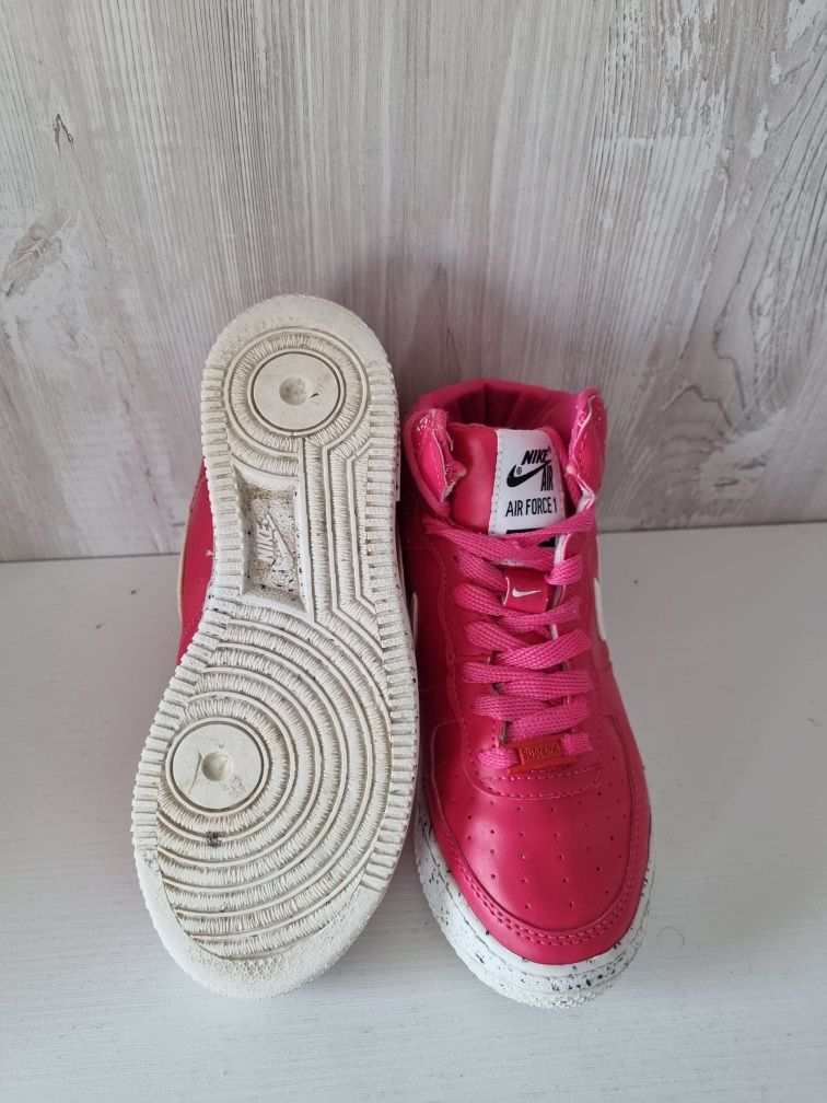 Supreme x Nike Air Force 1 Mid Bright Pink mărime 36