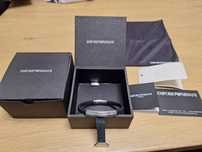 Мъжка кожена гривна Emporio Armani