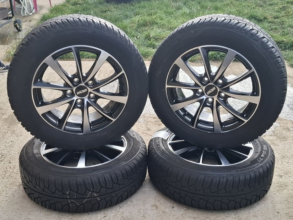 Set 4 jante r16  cu anvelope de iarna 5x114,3 205 60 16