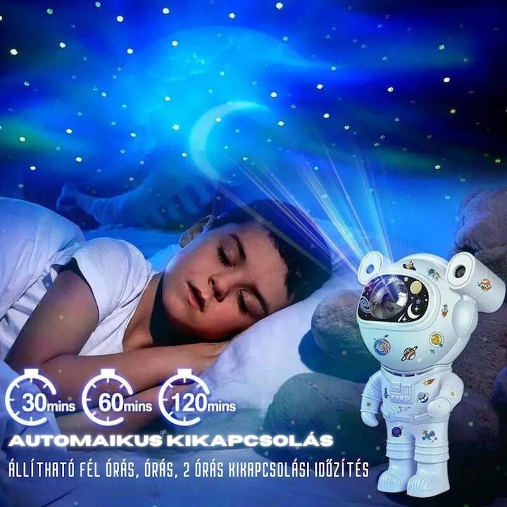 Космонавт/Астронавт 3D проектор детска лампа/Еднорог проектор