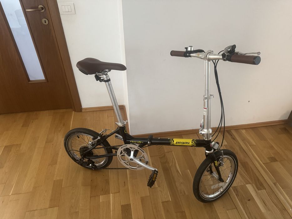 Bicicleta pegas teoretic pliabil