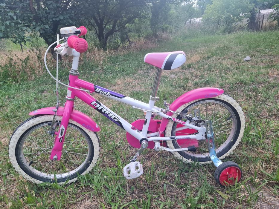 Детско розово колело Drag 16цола