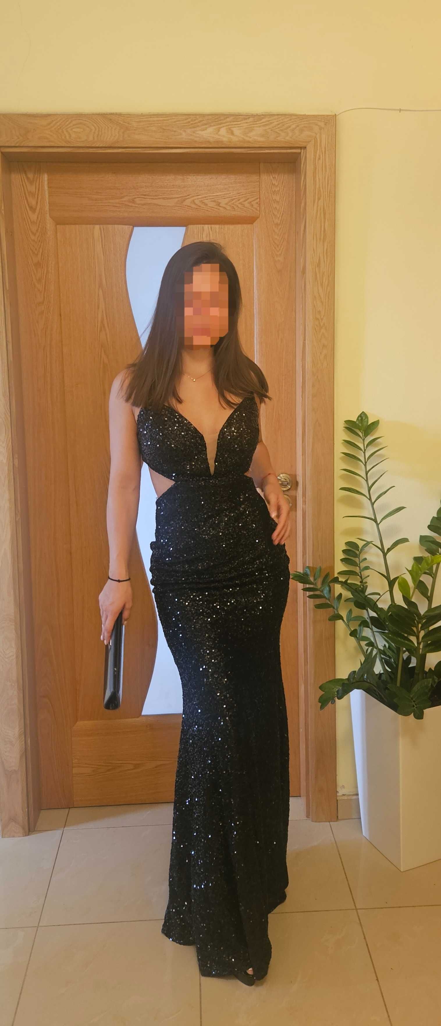 Чисто нова официална черна рокля