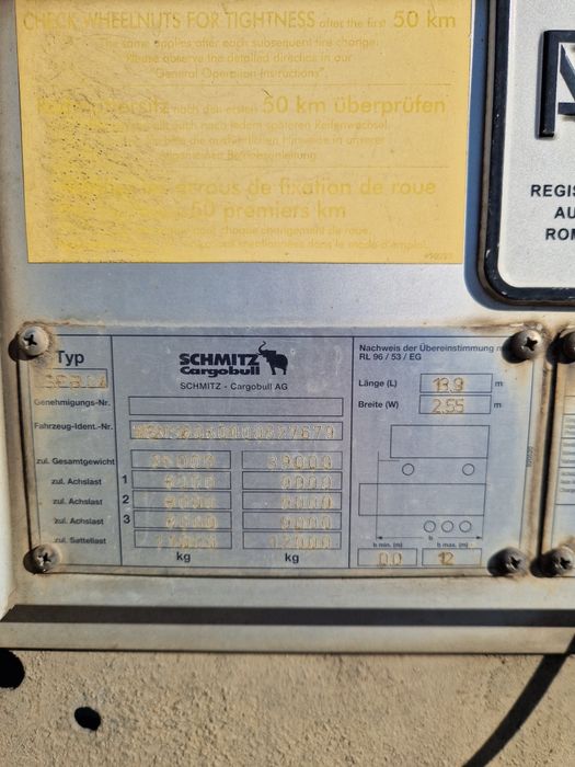 Semiremorca SCHMITZ SPR 24