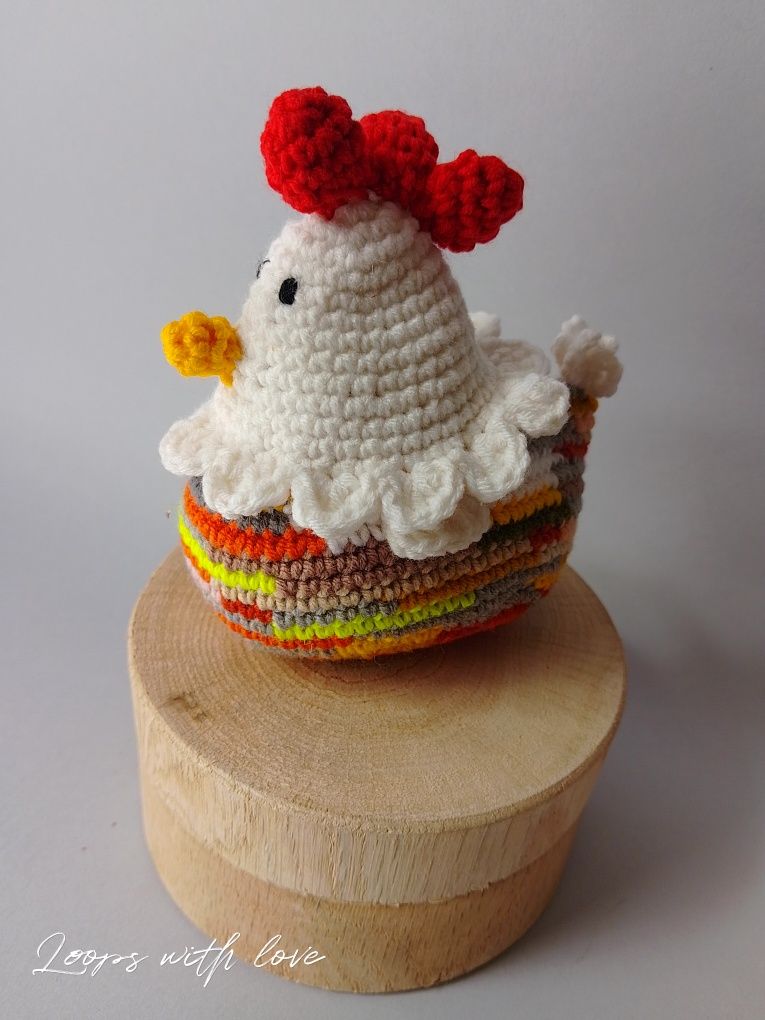 Кокошка - изненада за Великден, подарък за дете за Великден, декорация