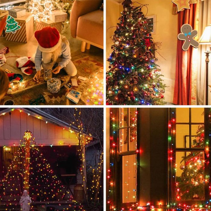 Instalatie Brad Sir de lumina inteligenta - USB - 66 LED-uri RGB - 10