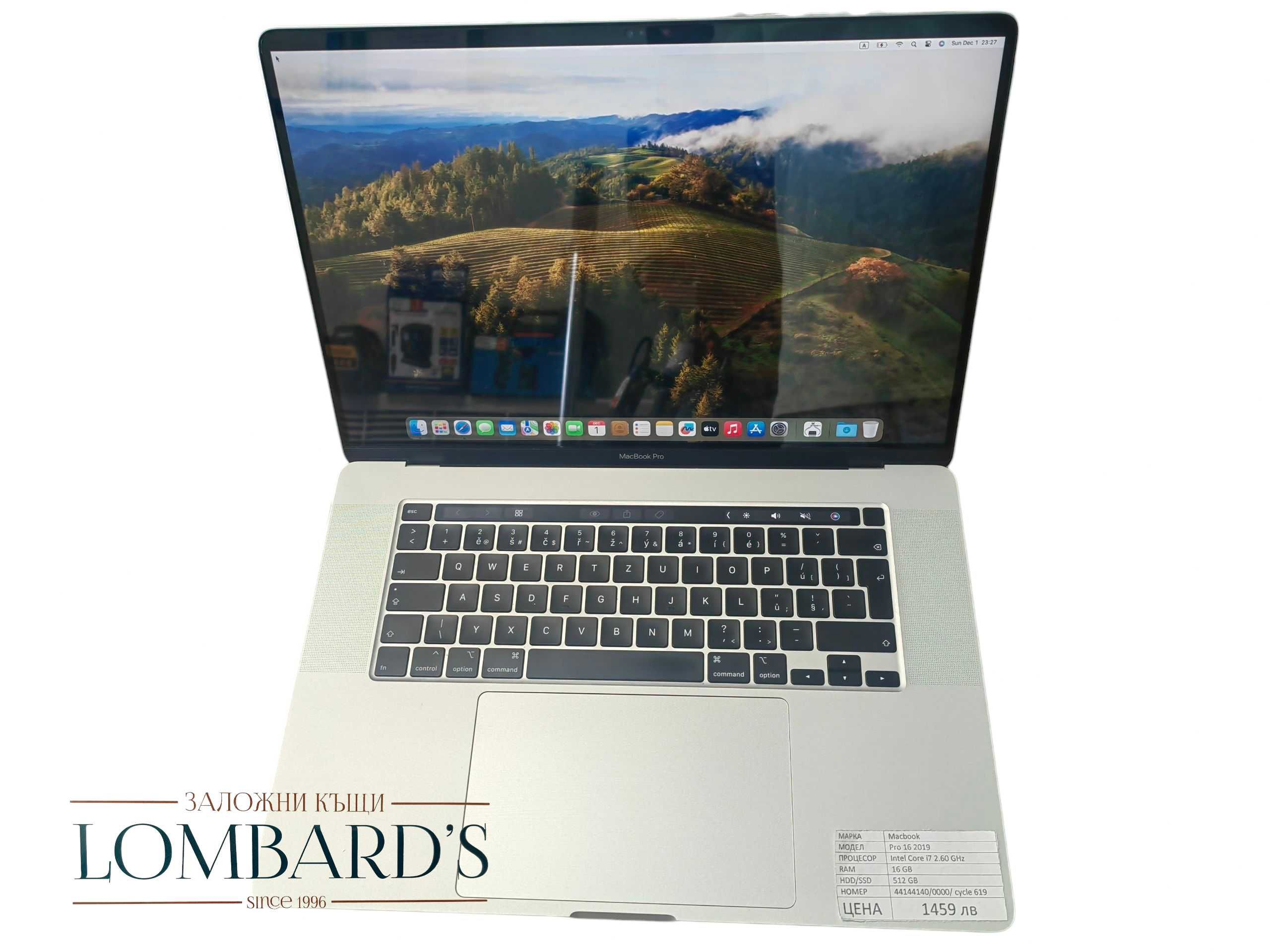 Macbook Pro 16 2019