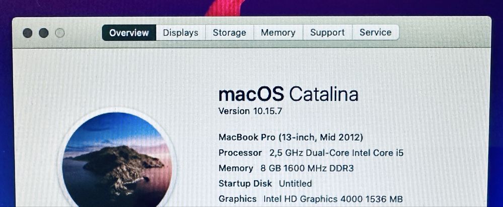 Лаптоп MacBook Pro Retina 13’3  2.5GHz i5 8GB RAM 1000GB HDD
