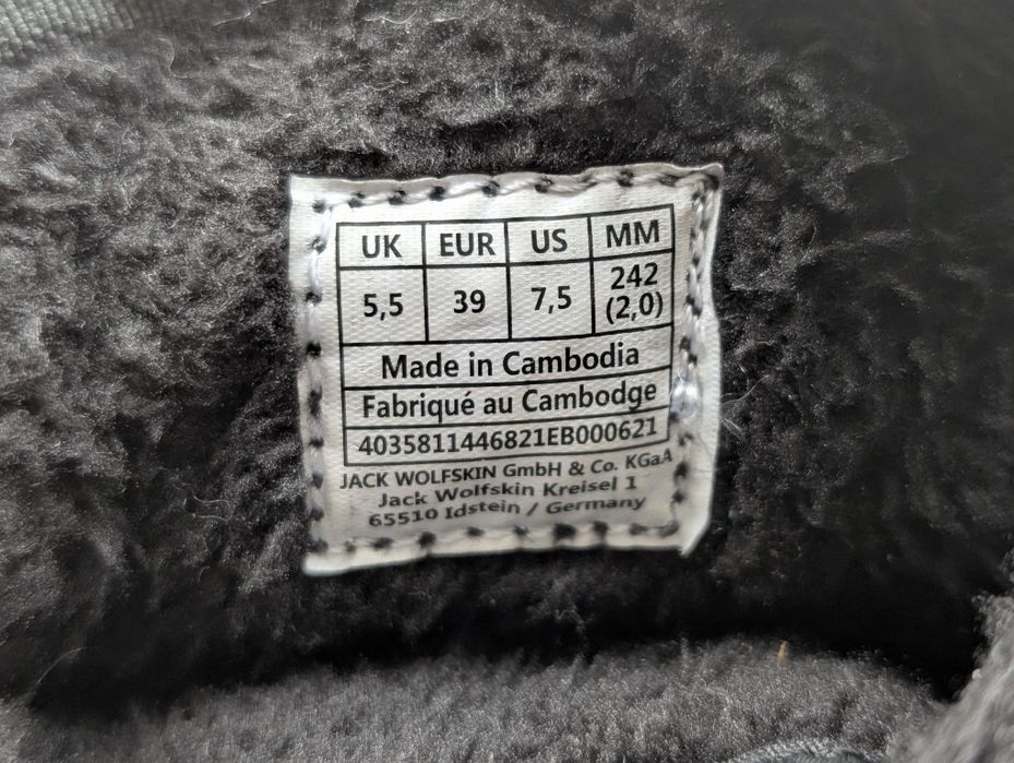 Cizme damă pentru iarnă Jack Wolfskin Nevada mărimea 39 noi