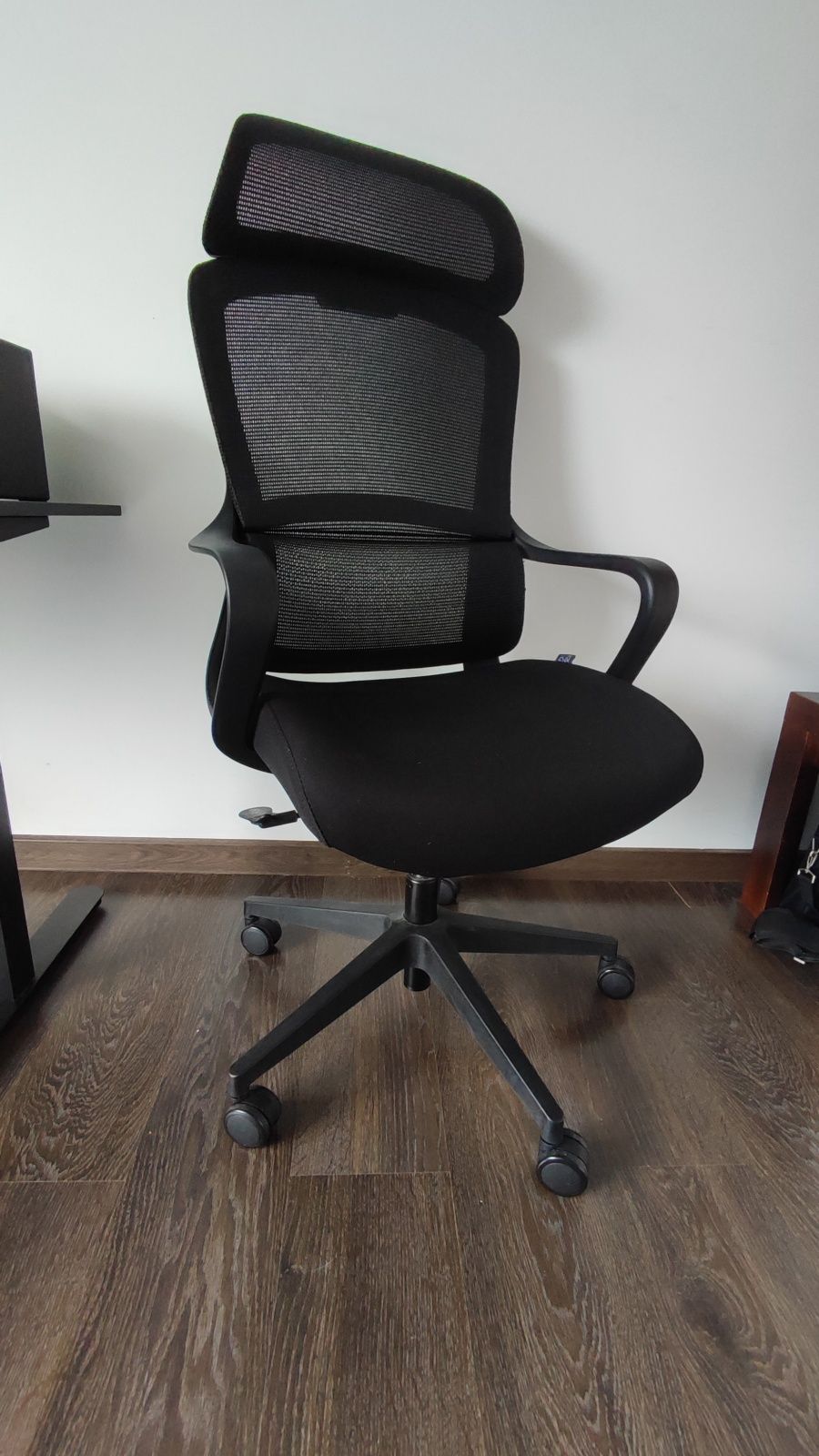 Черен офис стол, office 1, RFG