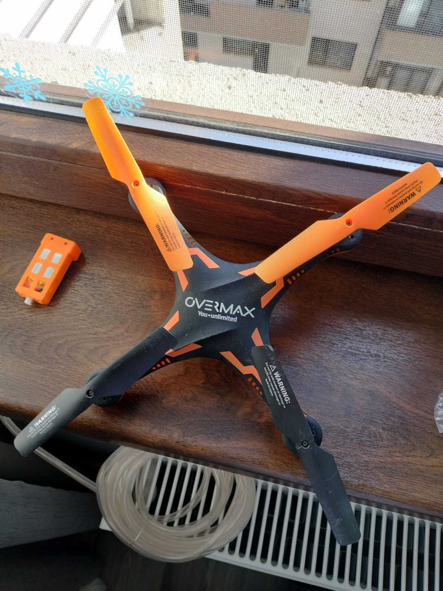 Drona Overmax cu telecomanda si aplicatie 100lei FIX