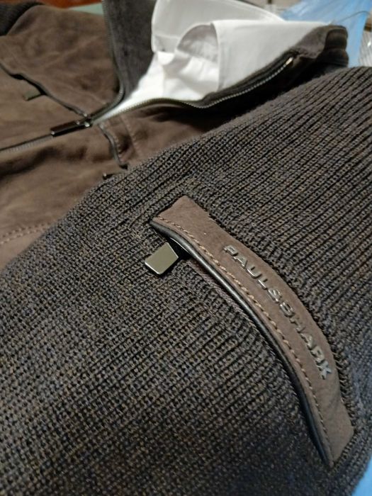 Paul&Shark, сезон пролет-есен, вълна-телешка кожа.