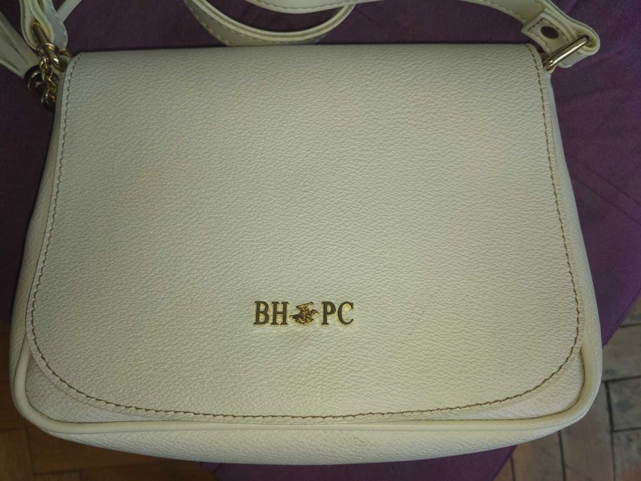 Чанта екрю Beverly Hills Polo Club
