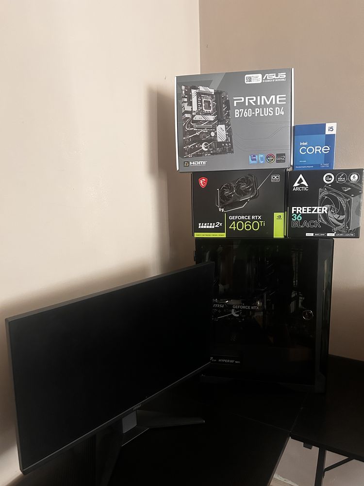 Геймърски компютър с 4060ti