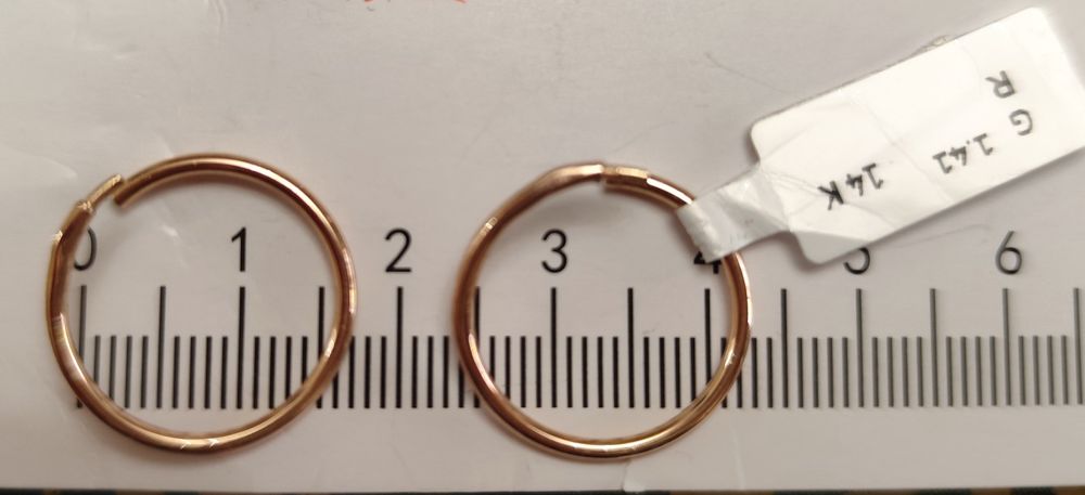 Золотые серьги Конго