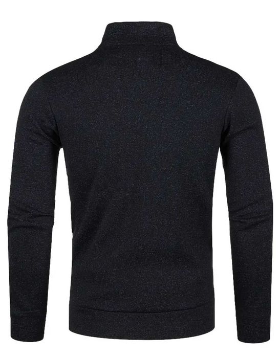 Мъжко стилно горнище с цип, налично в сиво и черно