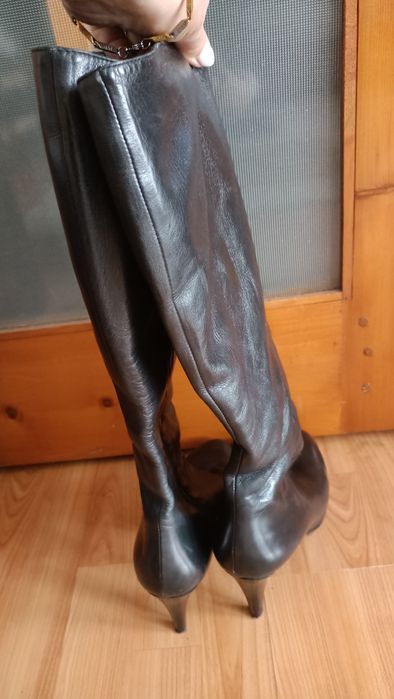 Cizme lungi piele naturala, 40