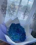 Buchet 9 trandafiri din satin